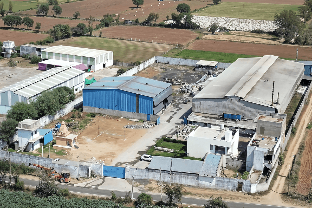 Mangalmurti Metachem LLP manufacturing facility aerial view