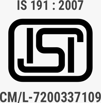 ISI Certification Mark - IS 191:2007 - CM/L-7200337109